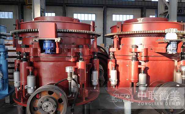 寧夏單缸液壓圓錐破碎機現場視頻圖片