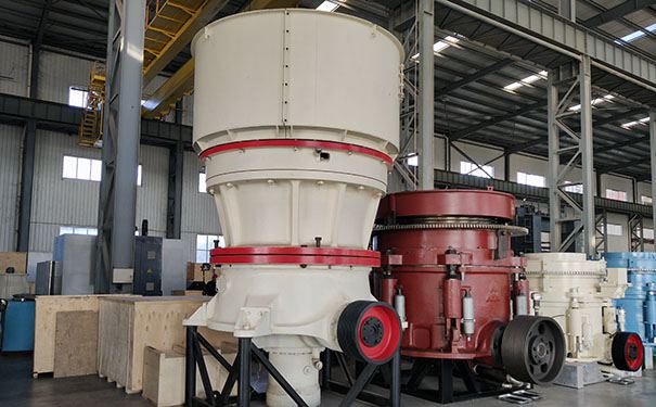 黑龍江單缸液壓圓錐破碎機現場視頻圖片