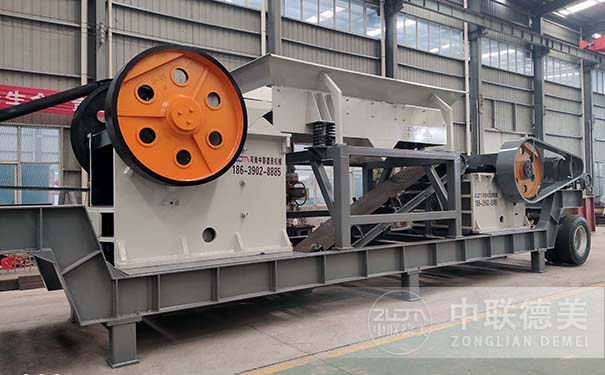 建筑垃圾移動破碎站